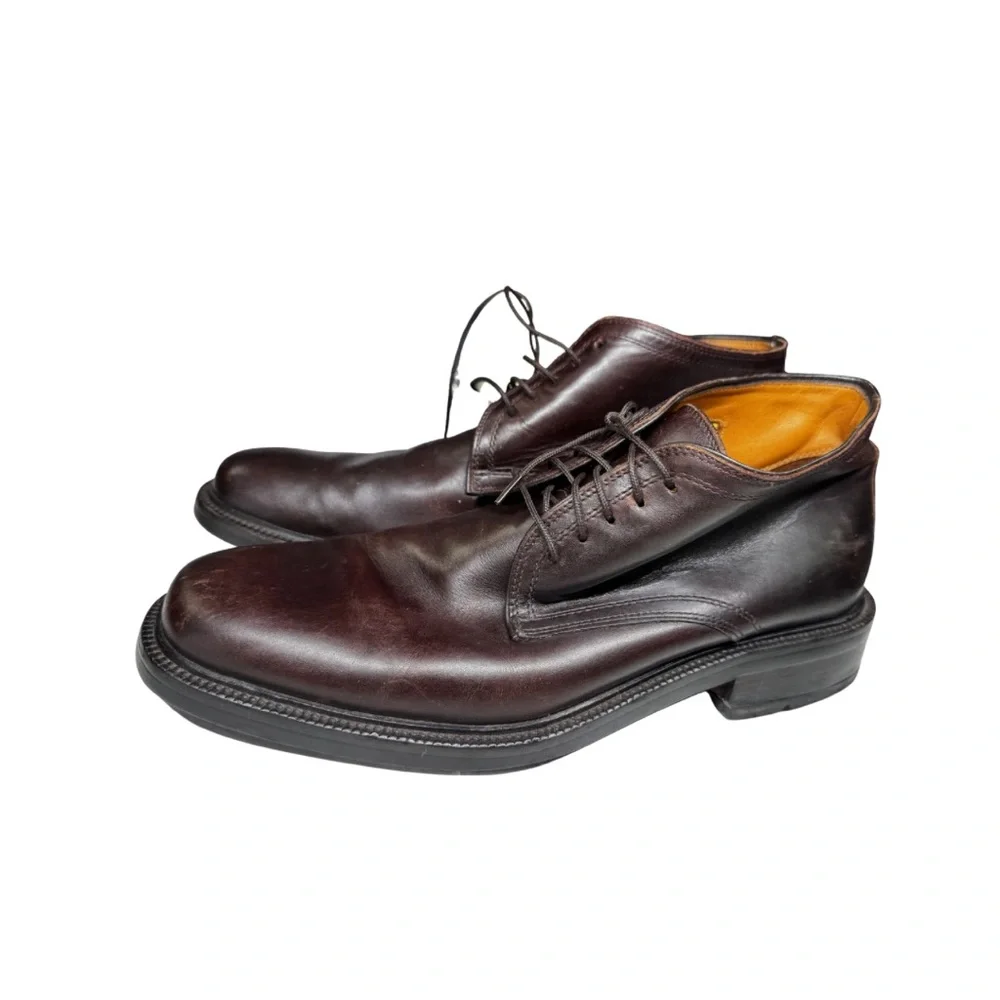 Cole Haan Men's Dark Brown Chukka Boots leather 11 casual office work neutral